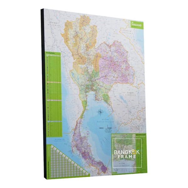 กรอบแผนที่ไทยใส่กรอบรูป-Map Framing